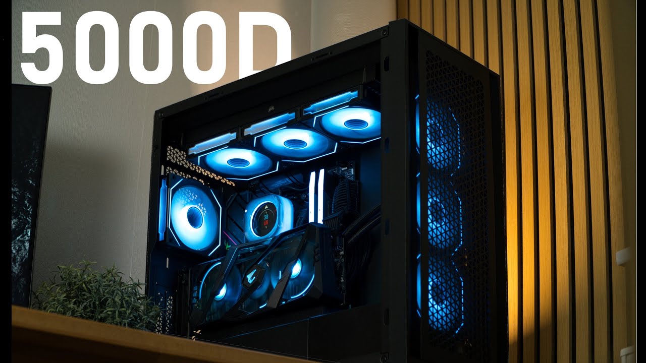 Corsair 5000D Airflow Timelaps PC Build