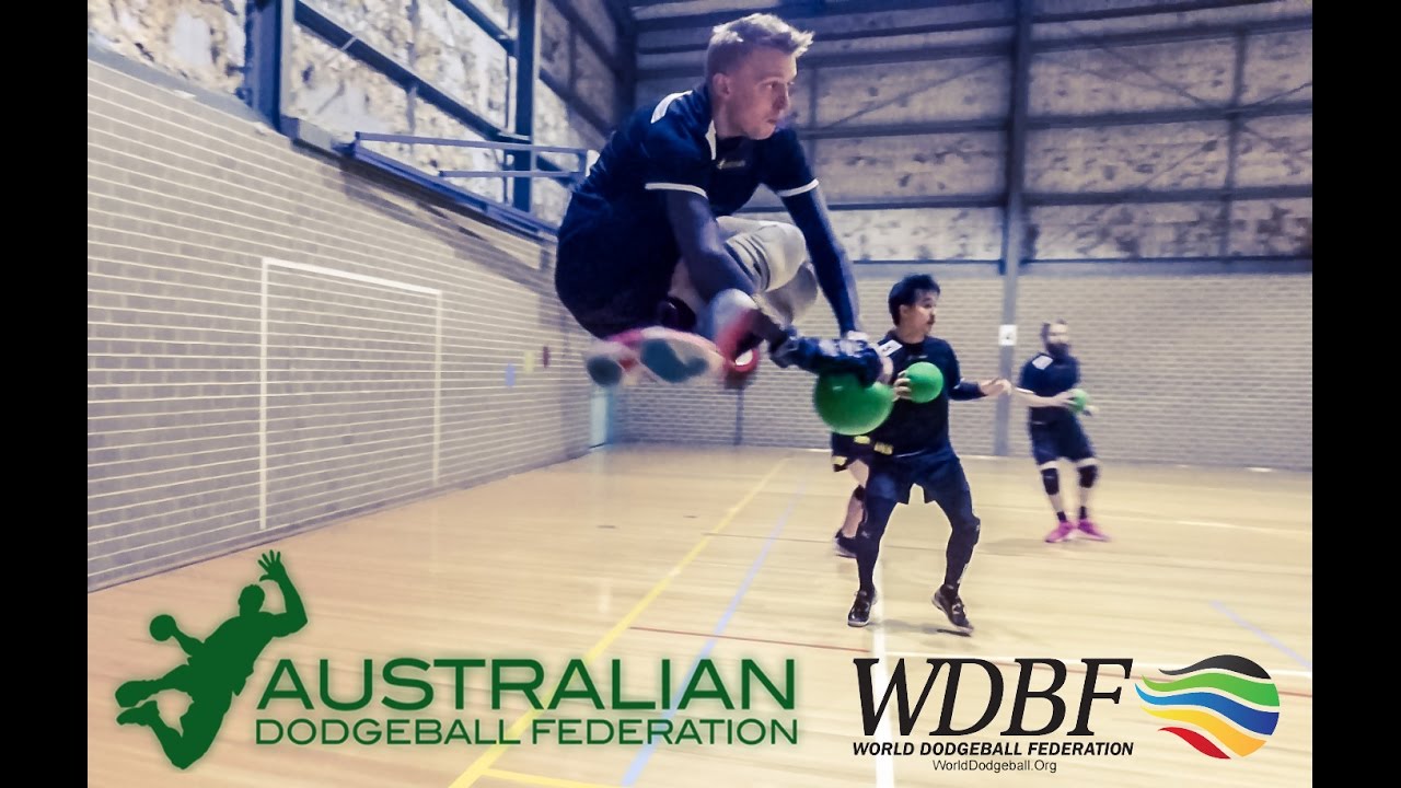 2016 Australian Men's Dodgeball team training