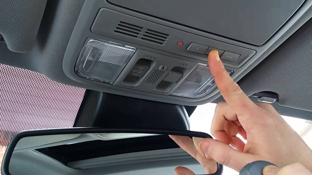 How  to program your garage using Honda Home Link