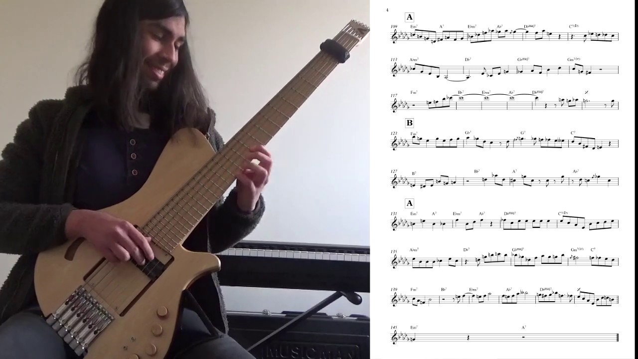Stablemates (Harold Danko Quartet) - Rich Perry's Solo (Bass Transcription)