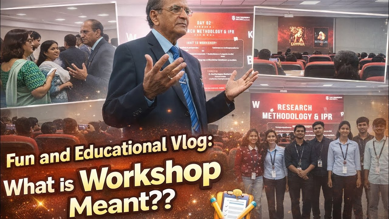 A Day at Research Workshop | Full Vlog Experience🙌