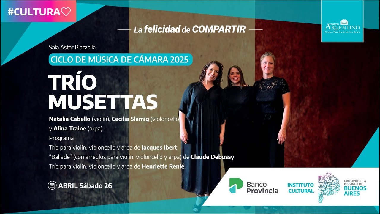 2025-04-26 Ciclo de Música de Cámara: Trío Musettas