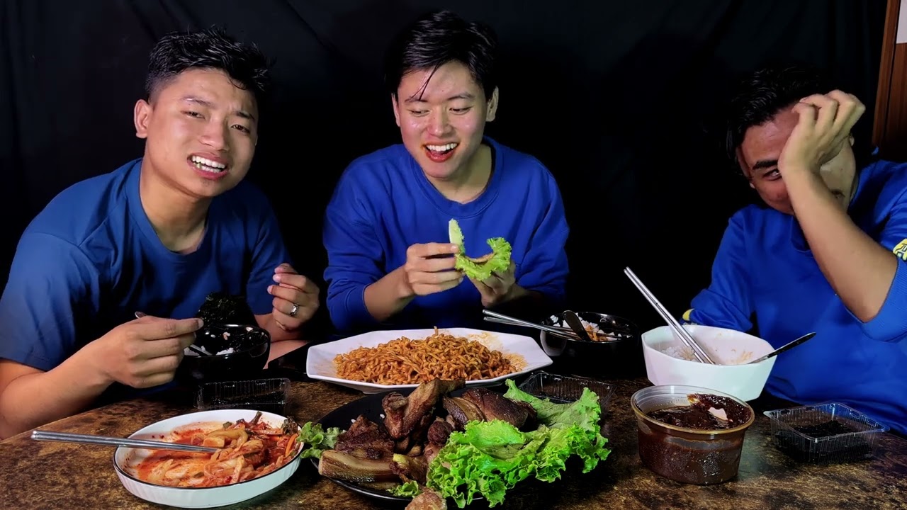 KOREAN MUKBANG GONE WRONG😕| Prafulla Lama