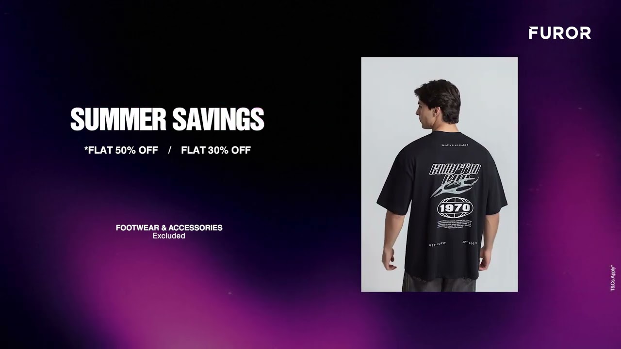 Summer savings | Flat 50% & 30% OFF