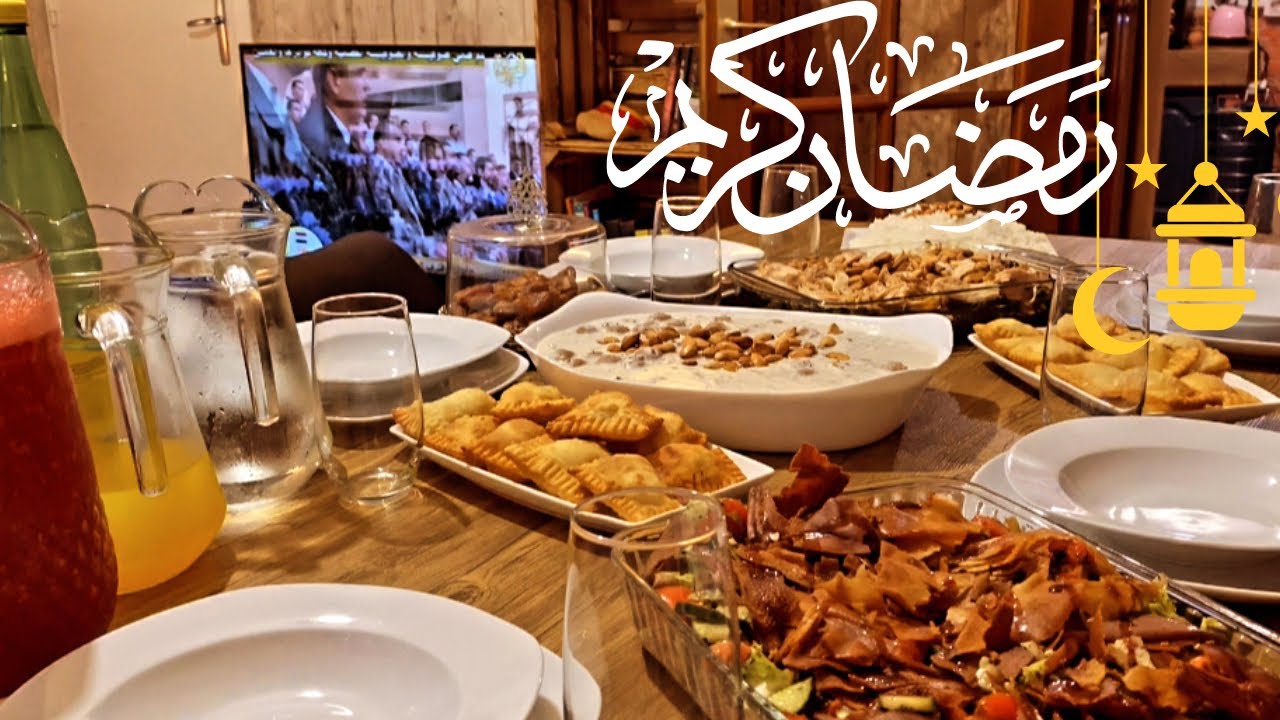 روتين أول يوم رمضان🌙سفرة شهية♥️لحقت تحضير الإفطار بآخر الوقت🥹