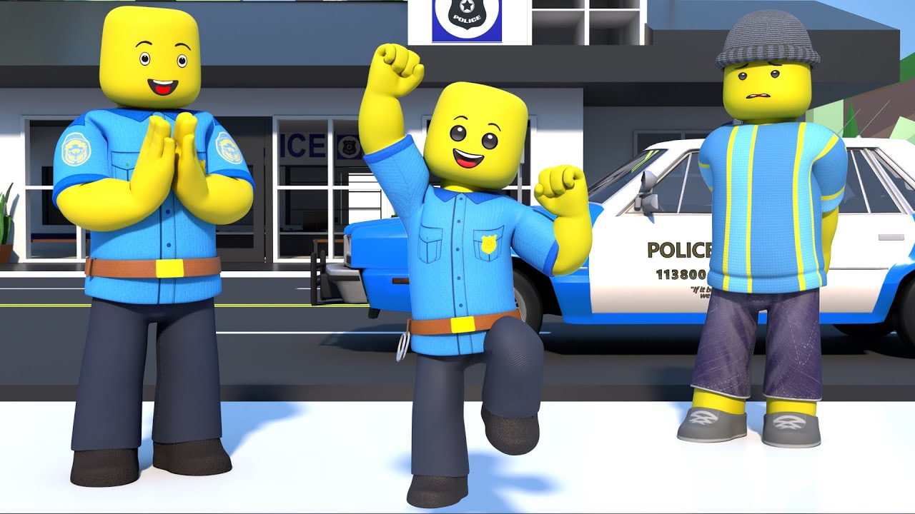 ROBLOX Brookhaven 🏡RP - Приключения маленького полицейского | Roblox Steve