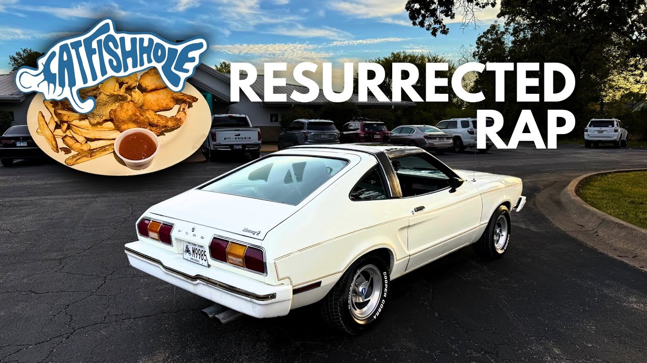 Нам повезёт, если этот Ford Mustang II 1978 года довезёт нас до Catfish Hole в Фейетвилле, штат А...