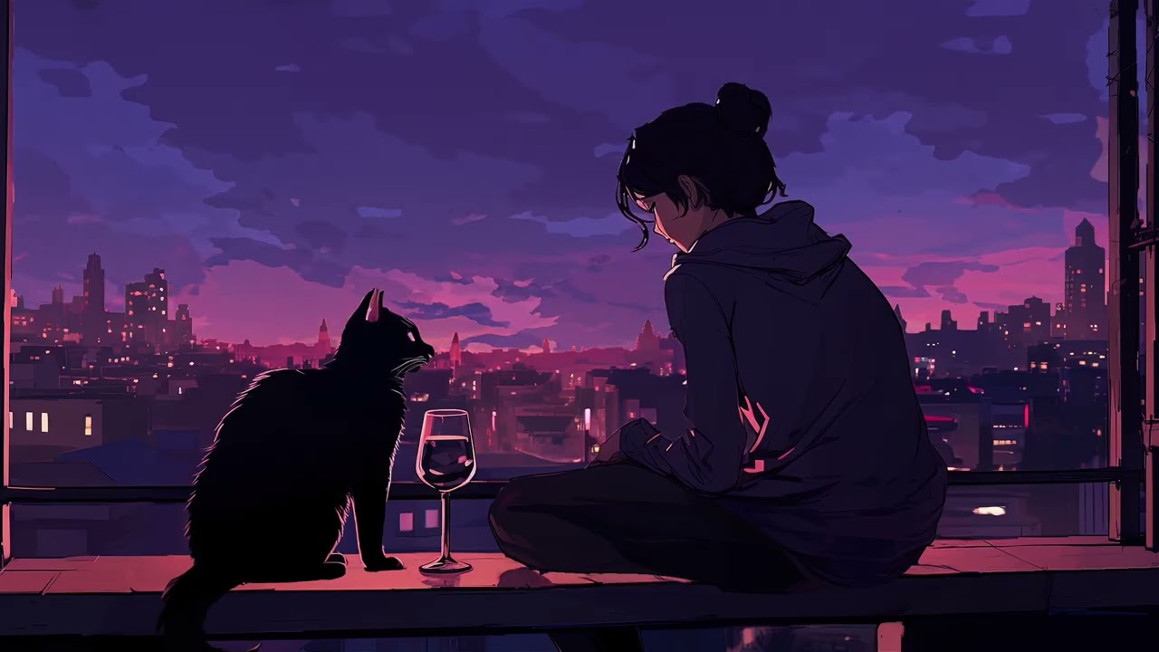 90s Lo Fi Chillhop ☔️ Rain Sounds  Study  Relax