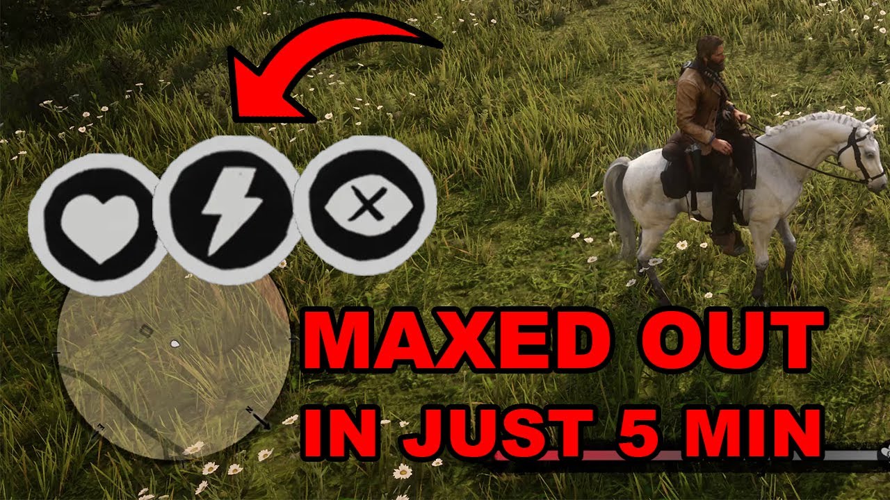 How To Max Out Health Stamina Dead Eye in Red Dead Redemption 2 in Under 5 Minutes (Not Click Bait)