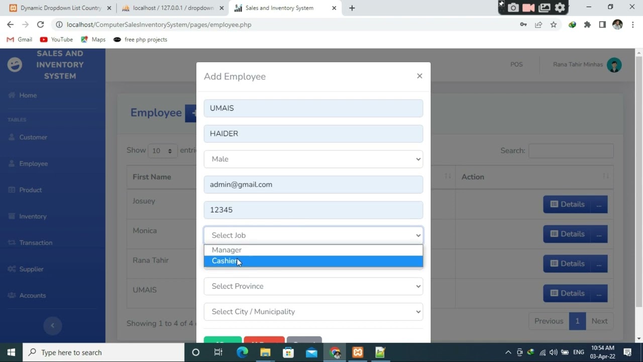 Inventory Management System in Php Mysql with source code