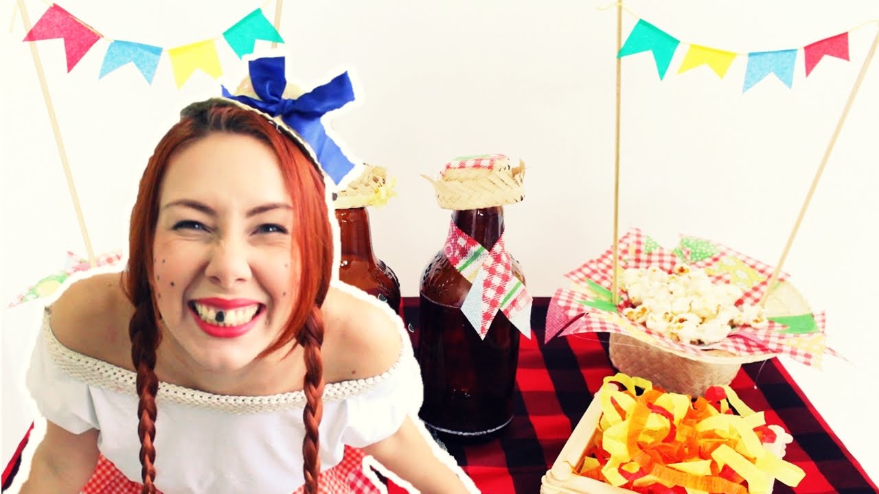 DIY: DECORA&Ccedil;&Atilde;O PARA FESTA JUNINA #eicustomizei