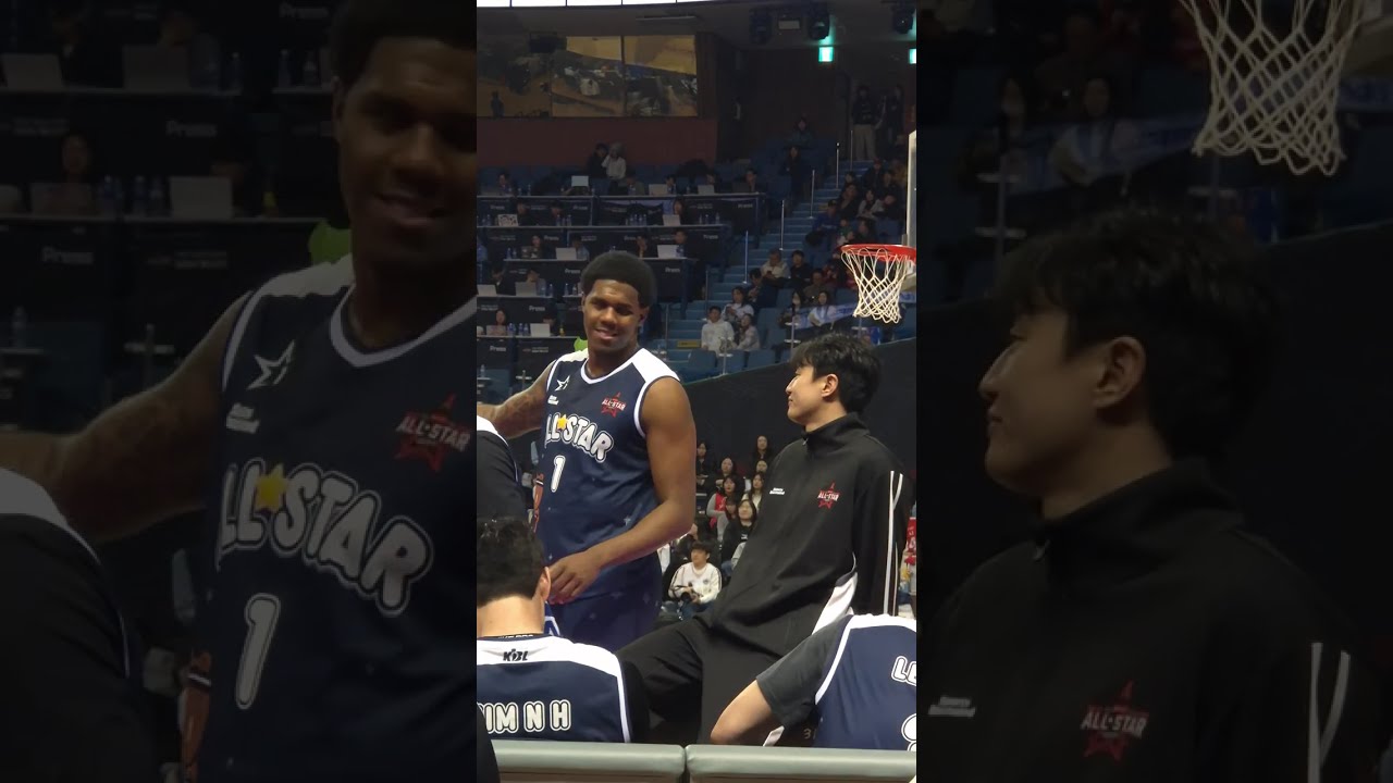 25-26 kbl 올스타전 우월한 존재감 뿜뿜하는 작탐웅 #허웅 #heoung #부산kcc #건웅기원
