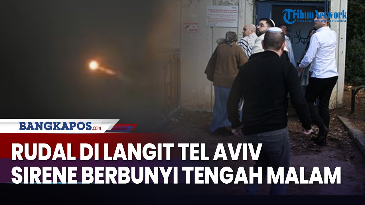 Langit Israel Mencekam, Rudal di Langit dan Sirene Peringatan di Tengah Malam