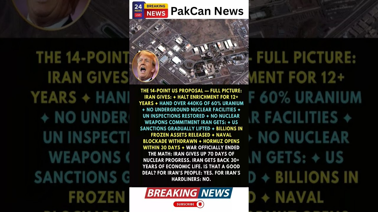 Reports of 14-Point U.S.&ndash;Iran Proposal Draw Global Attention | PakCan News