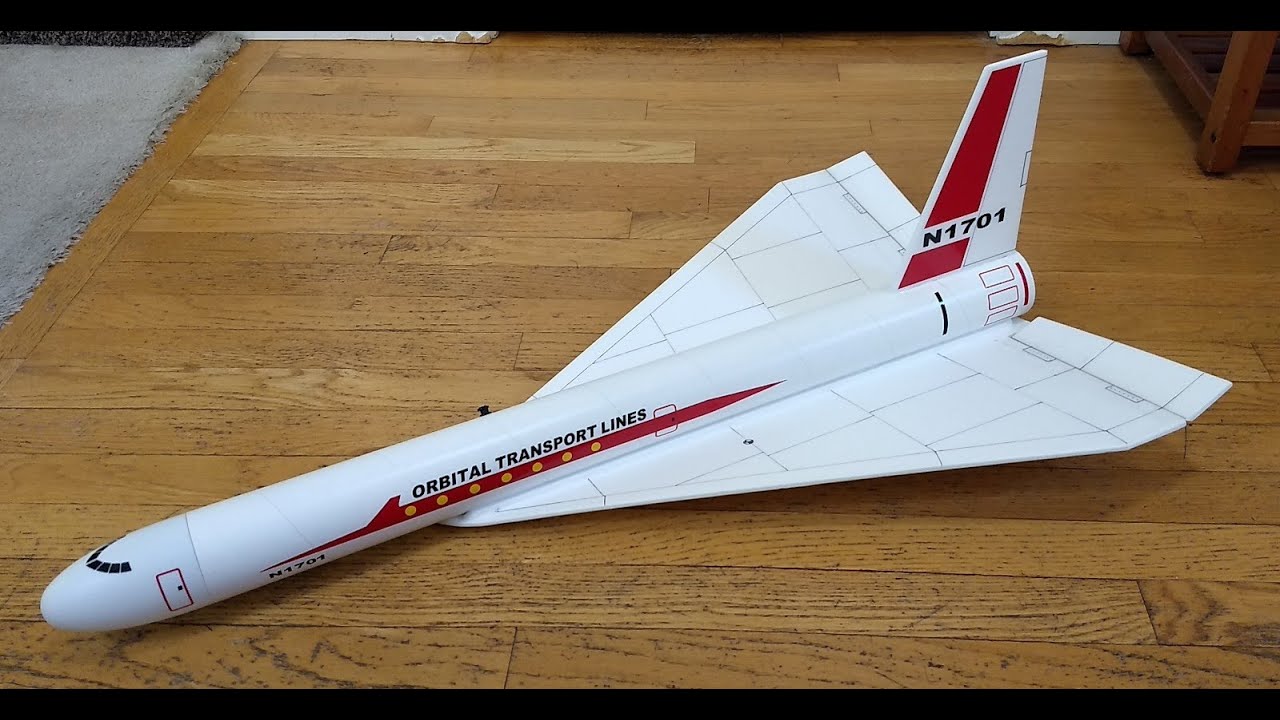Dynasoar Rocketry Mini Orbital Transporter R/C rocket glider