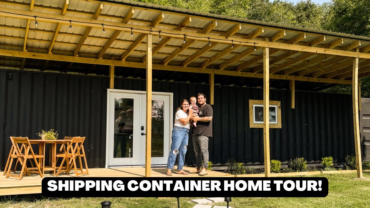 Our shipping container home tour! Come see inside!