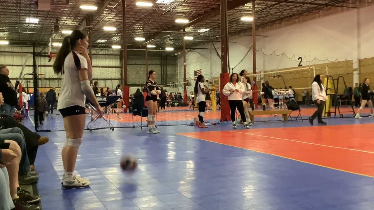 LEVBC 17U National vs. American 17- 1st Set @ MDJRS in Jessup, Md