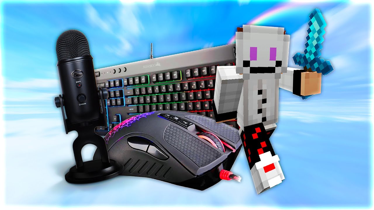 Keyboard + Mouse Sounds ASMR (Blue Yeti) | Hypixel Bedwars