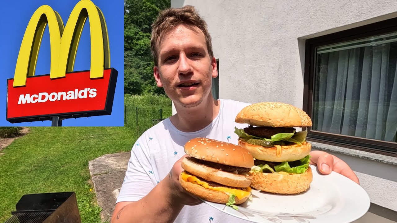 Mcdonalds BIG MAC Proti Domači BIG MAC | Za Pojest EP8