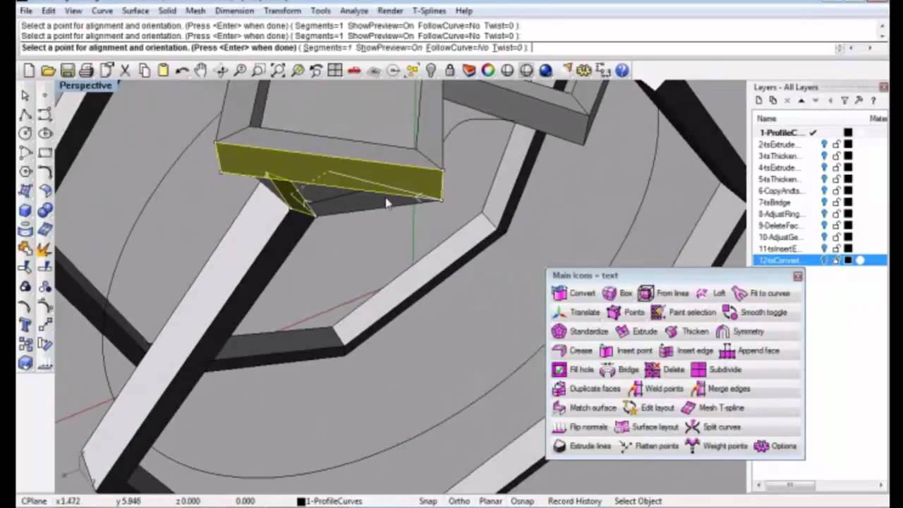 Basic ring tutorial / webinar for beginners using T-Splines for Rhino 3D