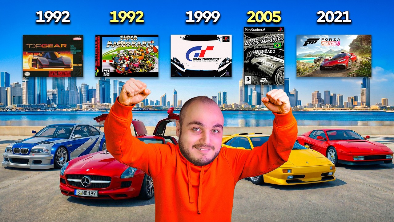 A hist&oacute;ria COMPLETA dos jogos de CORRIDAS