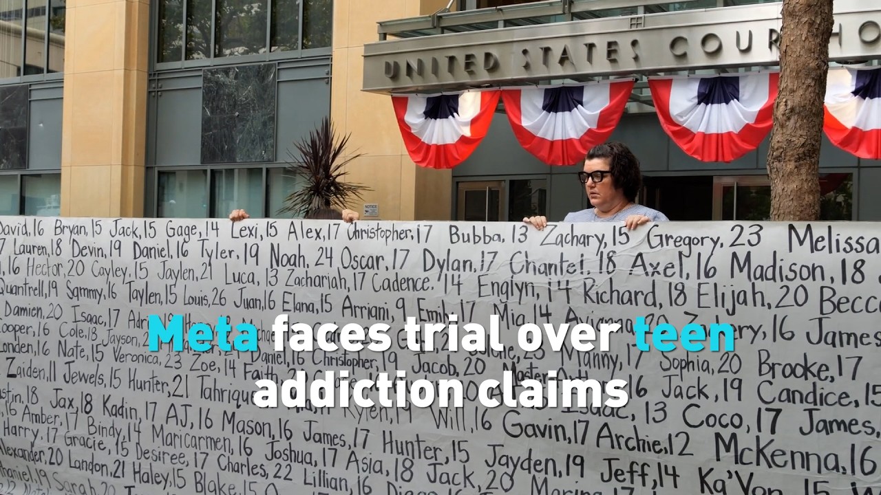 Meta faces trial over teen addiction claims