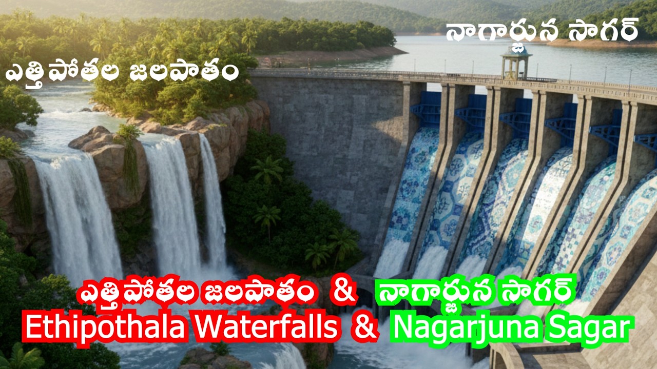 ఎత్తిపోతల జలపాతం మరియు నాగార్జున సాగర్ | Ethipothala Waterfalls and Nagarjuna Sagar