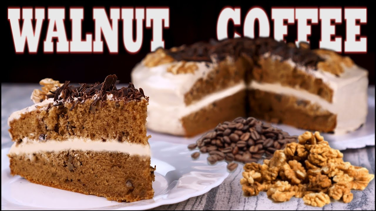 How to Make Coffee & Walnut Cake [Easy Recipe With Espresso Coffee] ☕