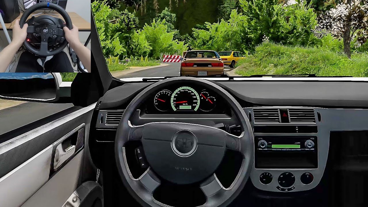 BeamNG Drive - Daewoo Lacetti [Steering Wheel gameplay]