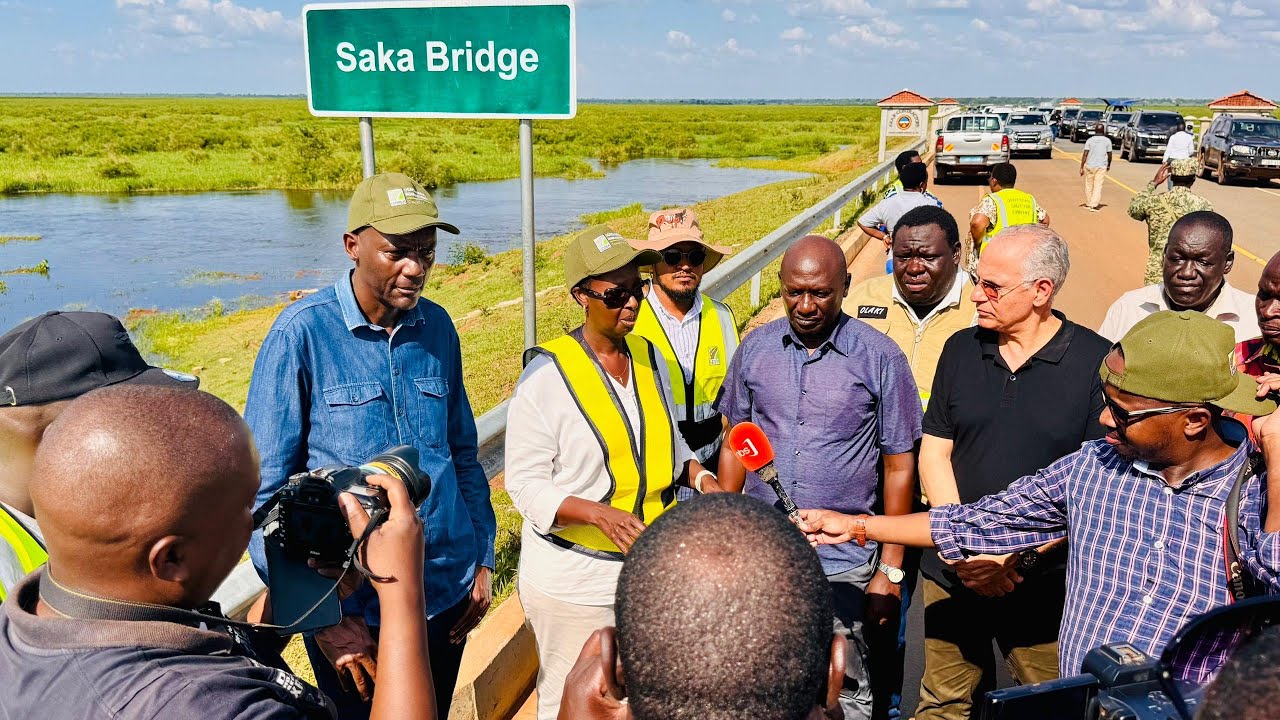 Saka Swamp Project on Pallisa Kaliro Road  by the UNRA In-House Construction Supervision Team.