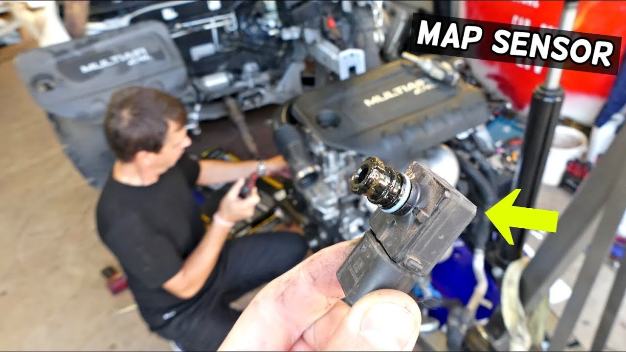 MAP SENSOR LOCATION REPLACEMENT JEEP CHEROKEE COMPASS RENEGADE 2.4