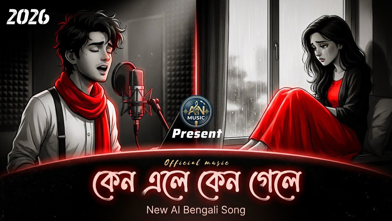 Keno Ele Keno Gele | 2026 | New Bengali Sad Song | AN Music | Official Music Audio | AI generated 