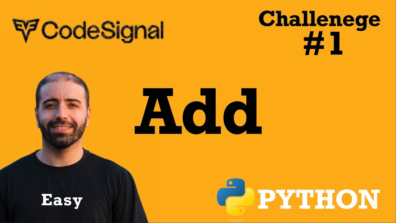 1. Добавить: CodeSignal Python Полное объяснение