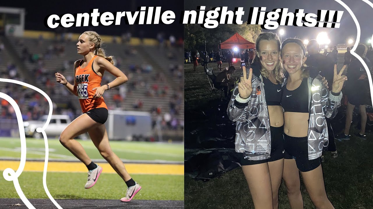 RACE DAY VLOG | Centerville Saturday Night Lights Cross Country Meet!!!