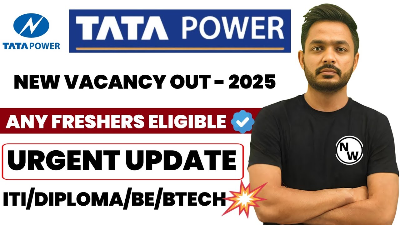 TATA Power Recruitment 2025 | Freshers | Tata Power Jobs 2025 | Tata Power Vacancy 2025 | Tata Power