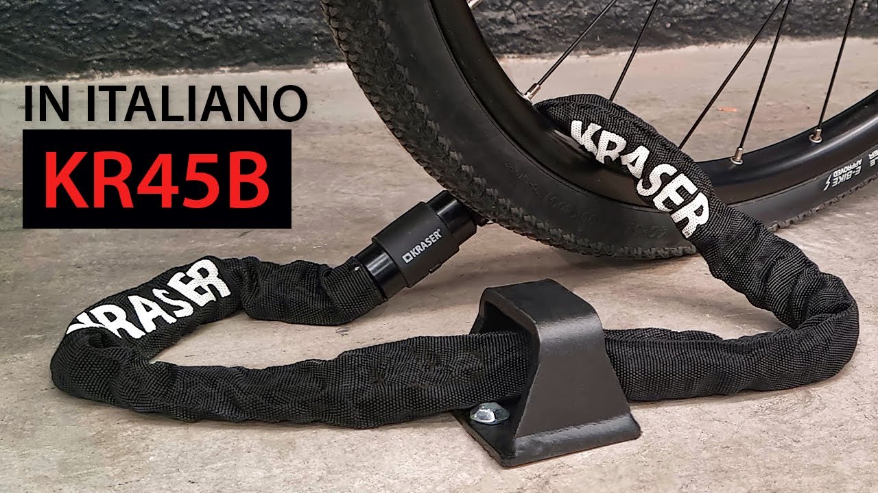 KRASER KR45B Ancoraggio Antifurto Moto e Bici, Base Anti-Leva, Compatto e Resistente
