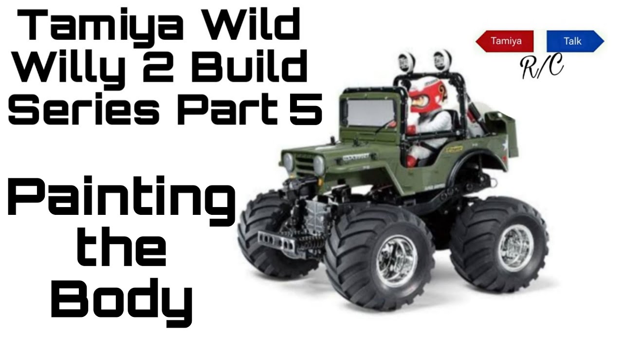 Tamiya Wild Willy 2 Build Series, часть 5: покраска кузова