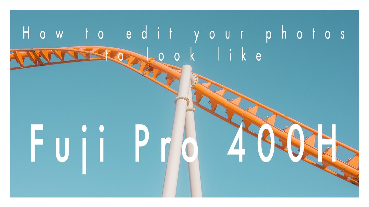 How to edit your PHOTOS to LOOK like FUJI PRO400H | LIGHTROOM TUTORIAL