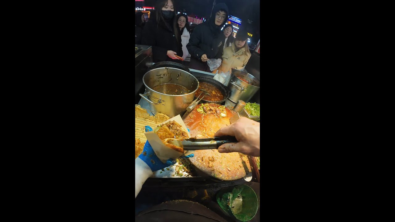 🔴 LIVE: Street Pork Sandwich (Roujiamo) Sizzling on the Grill | China Food POV in Action