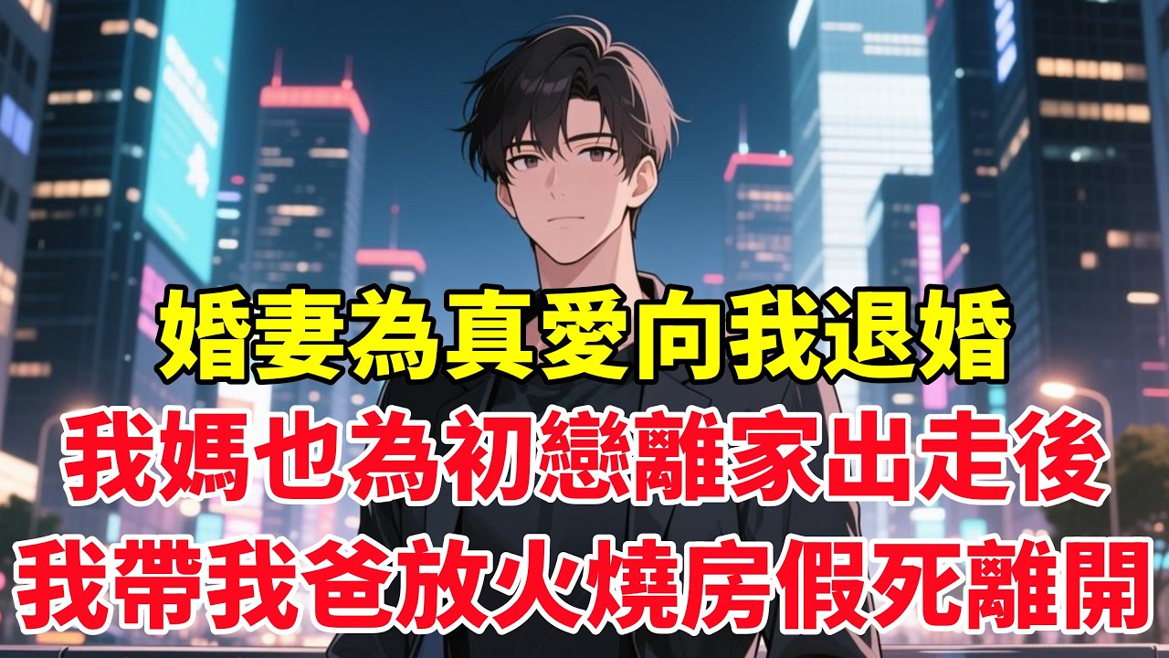 婚妻為真愛向我退婚，我媽也為初戀離家出走後，我帶我爸放火燒房假死離開！#小说推荐 #一口气看完