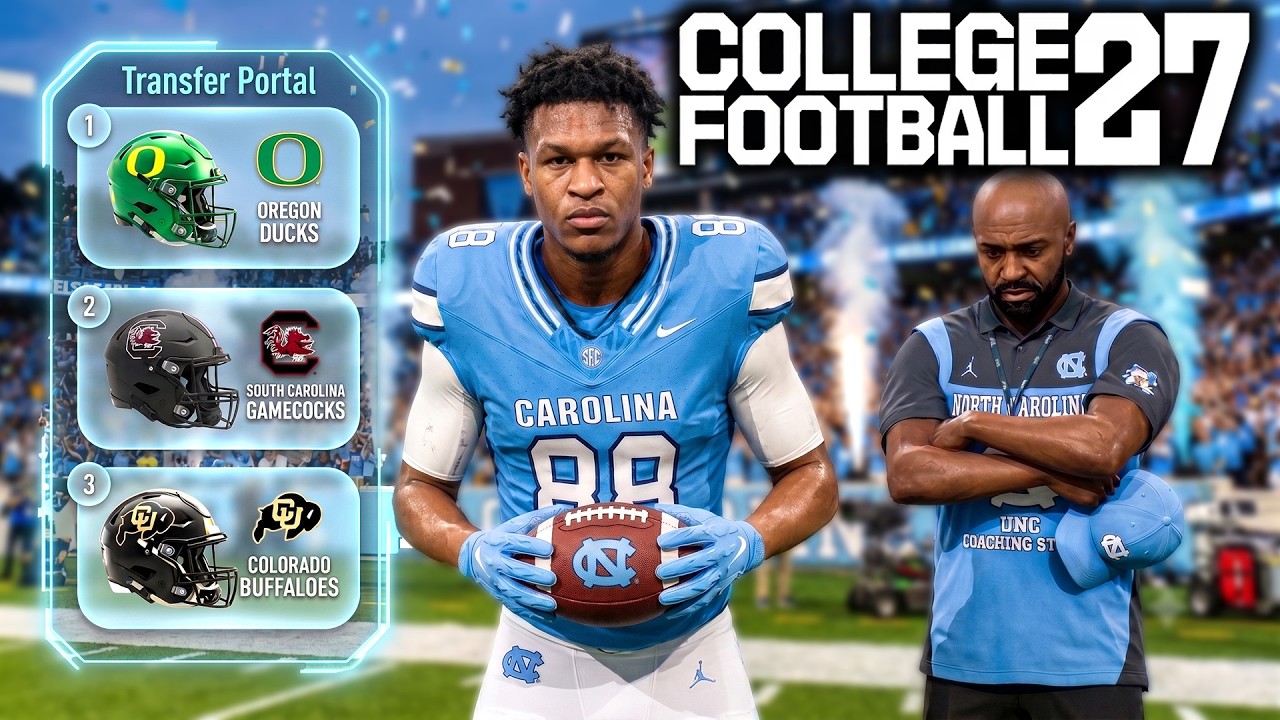 College Football 27 RTG #2 | NCAA Best Tight End Hits Transfer Portal | Coach Fired