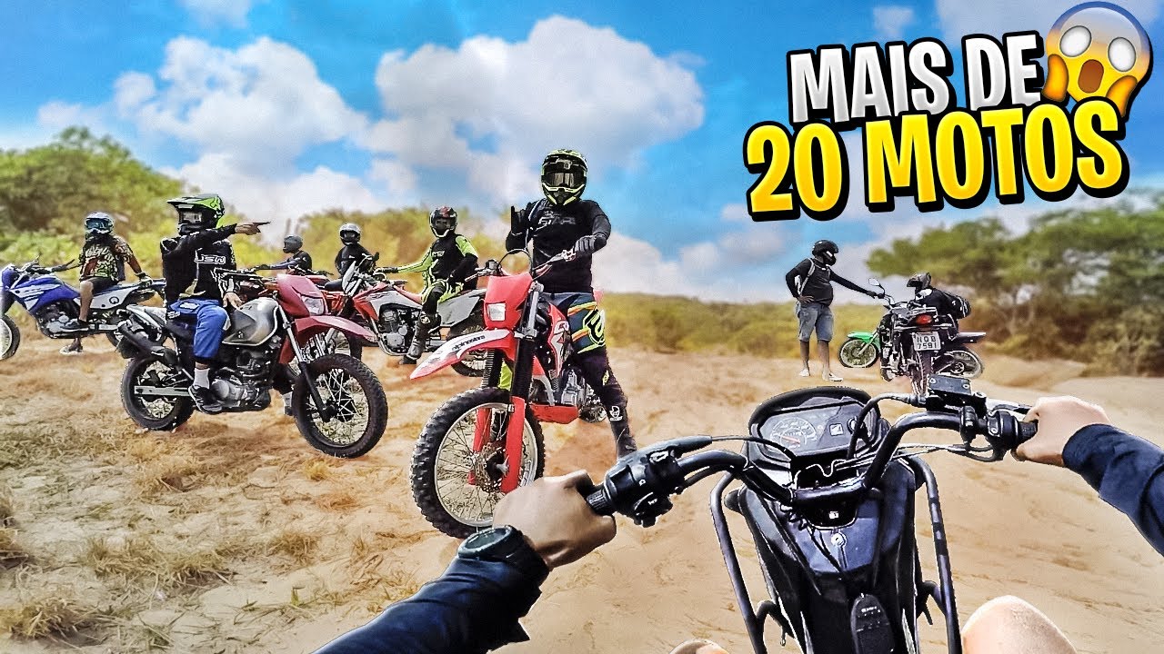 PRIMEIRA TRILHA NA MINI CRF * POP 110i de TRILHA*