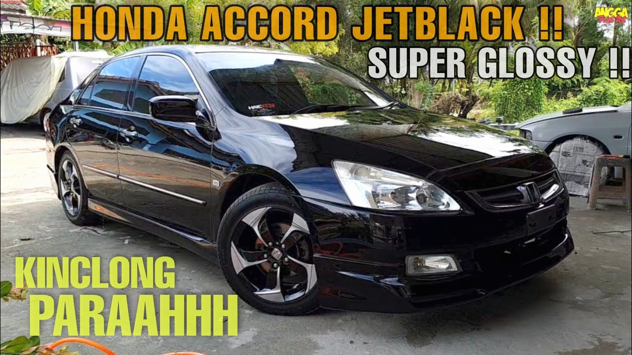 INI DIA HASIL JADI NYA ACCORD HITAM LEGAM PEKAT PARAH!!! HONDA ACCORD MODIFIKASI SIMPLE !!