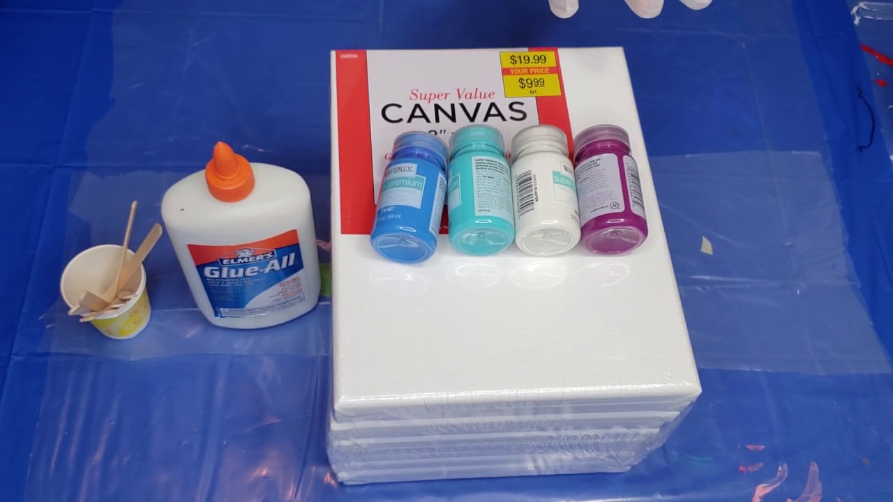 Low Cost_Easy to Follow Steps_Acrylic Pouring On A Budget_Great for Beginners_Paint Pouring