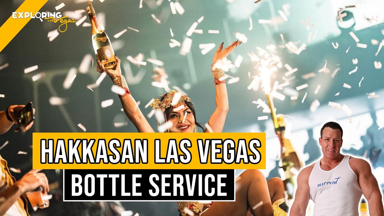 🤩 Обслуживание бутылок в ночном клубе Hakkasan в Лас-Вегасе