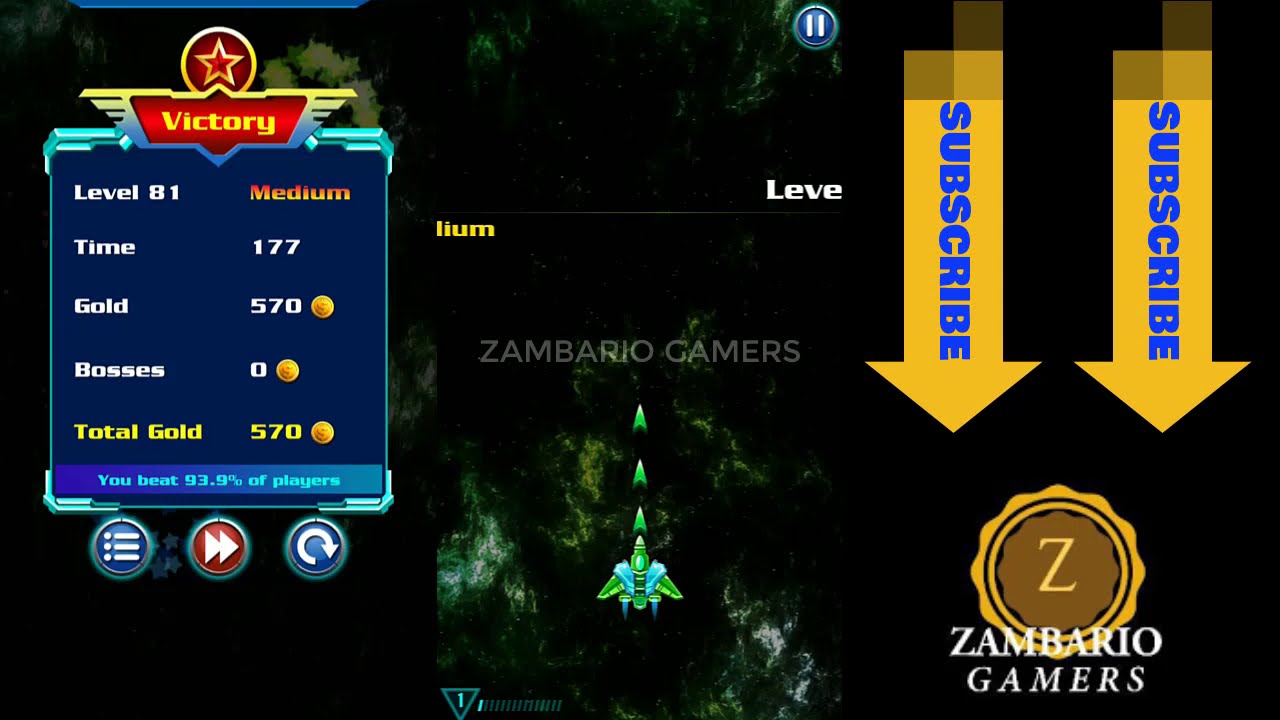 Alien Shooter Level 81 | Low Power Ship | Galaxy Attack | Pulse Blast | Zambario Gamers