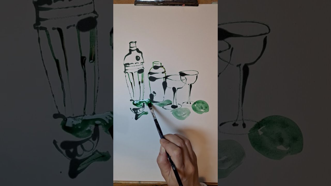 Relaxing Real-time Still Life Drawing - no talk