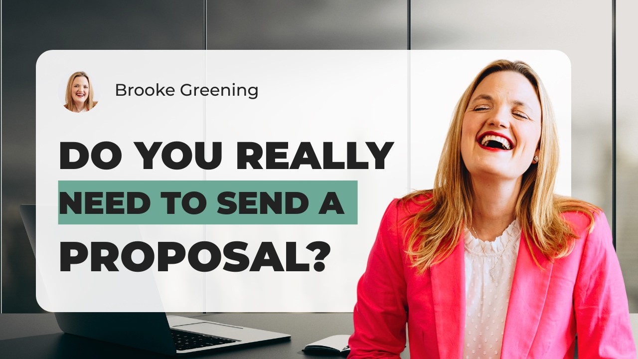 Do You Really Need to Send a Proposal?