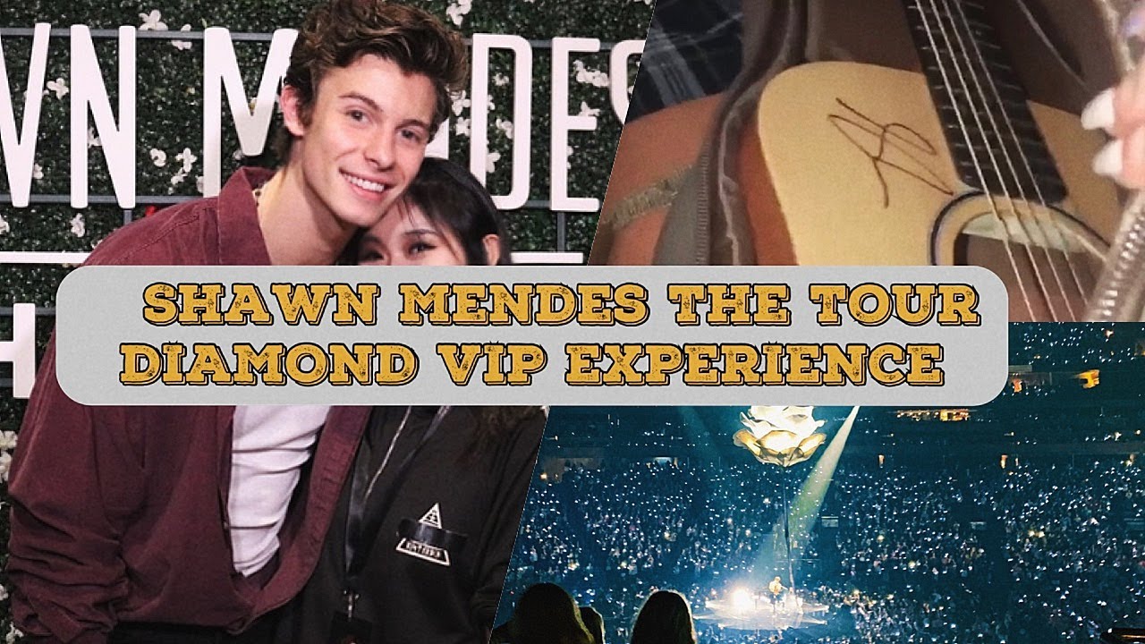 Shawn Mendes The Tour Diamond VIP Meet&Greet + Signed Guitar Experience