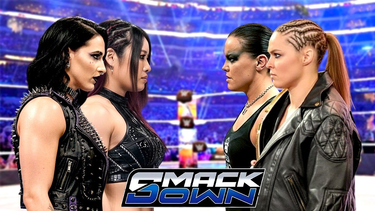 Полный матч: Риа Рипли и Айо Скай против Ронды Роузи и Шейны Баслер | WWE SMACKDOWN 13.02.2026